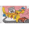 Route 66 Flag - 5 x 3 FT - 100%
