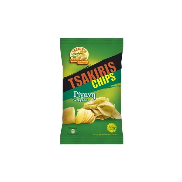Tsakiris Chips with Oregano From Greece - 15 Packs X 45g (1.6 Ounces Per Pack)
