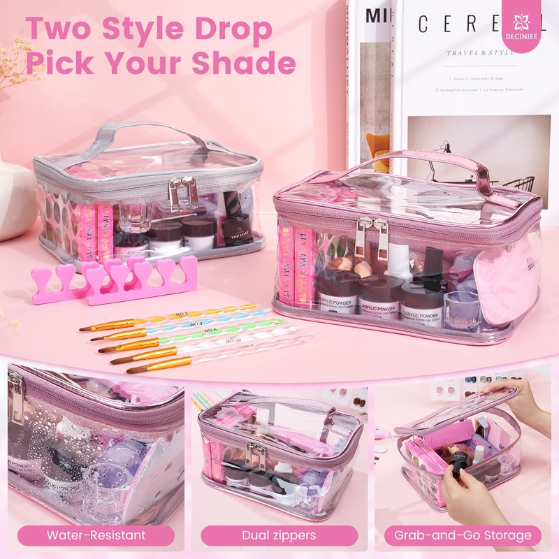 Nail Kit for Beginners with Everything: Professional Nail Acrylic Powder