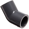 Spears 817 Series PVC Pipe Fitting, 45 Degree Elbow, Schedule