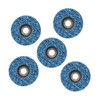 5pcs Poly Strip Abrasive Disc Rust Paint Remover Grinding Wheel