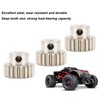 3PCS Metal Motor Gears with Set Screws M0.6 Module 3.175mm