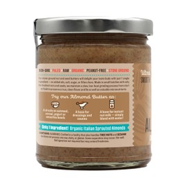 Dastony Organic Raw Sprouted Almond Butter, 8 oz | Only One Ingredient | Vegan, Paleo and Keto Friendly, Non GMO, Gluten-free - Pack of 3