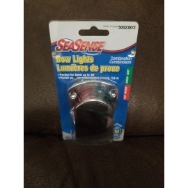 Seasense Bow Light Combination Bi-Color (Red - Green) Chrome Small #50023872