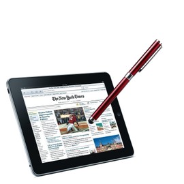 Tek Styz PRO Stylus + Pen Works for Videocon Octa Core Z55 Delite with Custom High Sensitivity Touch and Black Ink! [3 Pack-RED]