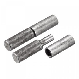 sourcing map Weld on Barrel Hinges, 35mm x 7mm Male to Female Iron Hinge Pin for Metal Home Gate Door Window 30 Pairs