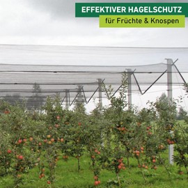 Windhager 06773 Hail Protection Net Pond Net Harvest Net Mesh Size 8 mm 5 x 4 m Green