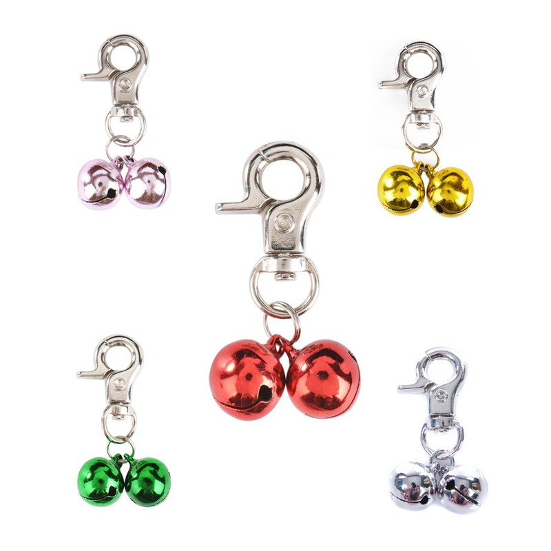 2 Sets Bell Training Charm Pendants Jewelry for Pet Dog