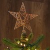 com-four® Decorative Star Christmas - Metal Christmas Tree Decoration -