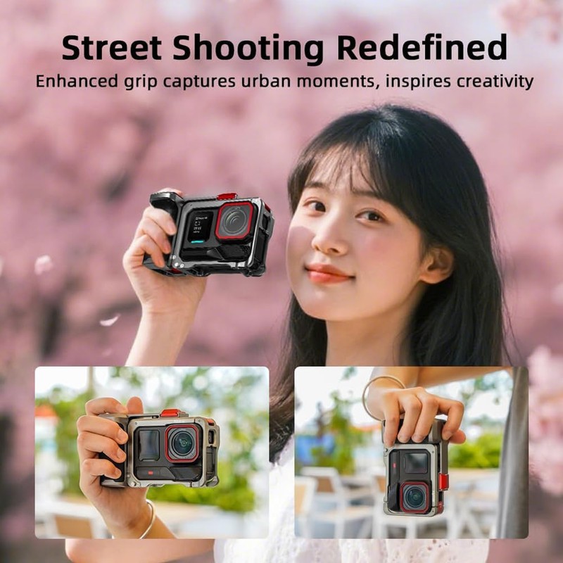 Street Photography Handle Xplorer Grip Kit for Insta.360 Ace Pro