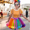 Rainbow Tulle Skirt, Rainbow Skirt Tulle, Carnival Costume Women, Women's