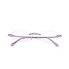【軽量老眼鏡】エアリーダーソレイユ 紫外線99％以上カット アイマジン (度数+1.00, バイオレットストライプ)