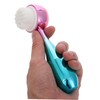FOMIYES Electric Handle Facial Cleansing Brush Double-sided Face Washer Exfoliating