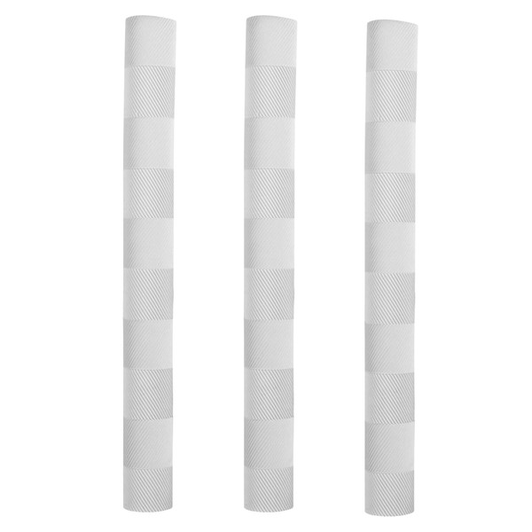 Whitedot Matrix White Cricket Bat Grip - Pack of 3