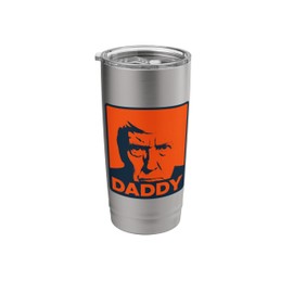 Trump Pop Art Parody Face with Bold “Daddy” Text Stainless Steel Insulated Tumbler