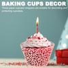 PATIKIL Cupcake Wrappers Paper, 50 Pack Baking Cups Standard Vine