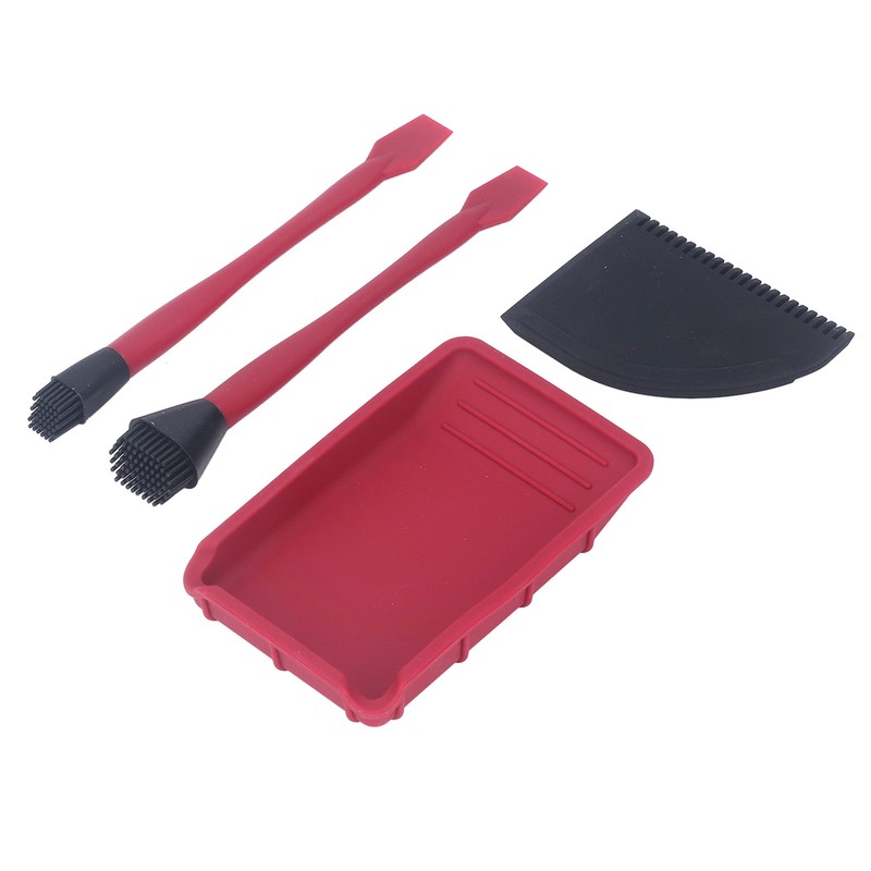 4Pcs Silicone Glue Kit 2 Brush 1 Comb and 1