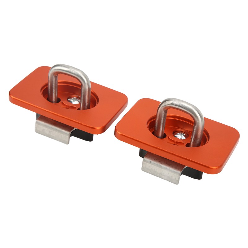 2pcs Stainless Steel Bull Ring Truck Bed Side Tie Down