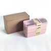 Mejiwasmi Portable Bento Box, 3-layers Lunch Box, 900ML Wheat Straw
