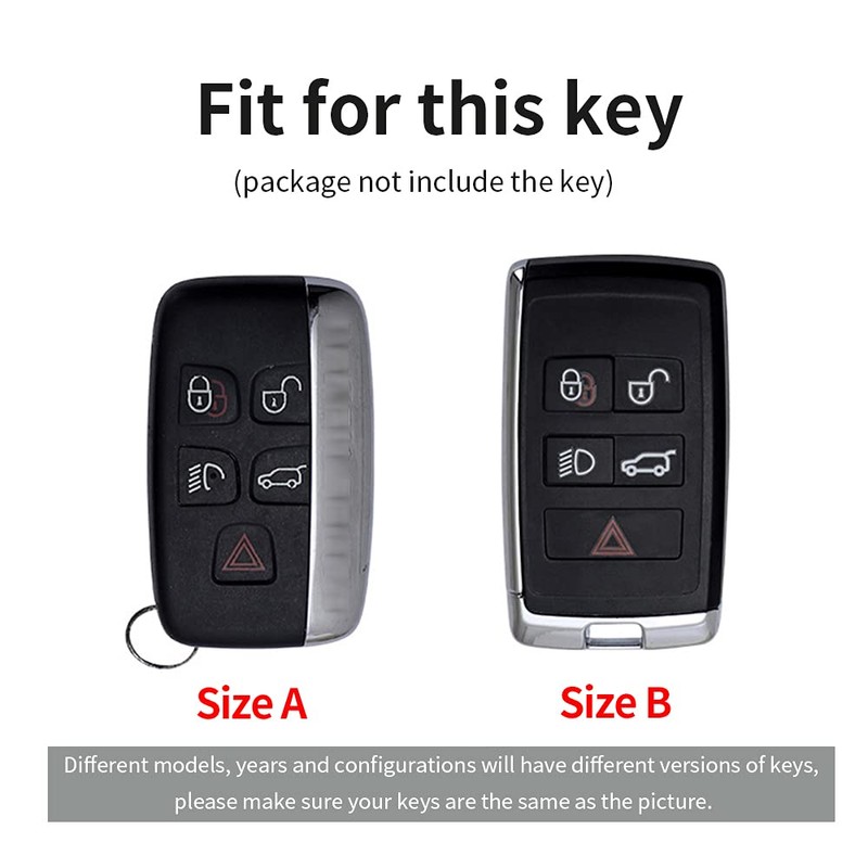 ontto Leather Car Key fob Cover fit for Defender Discovery