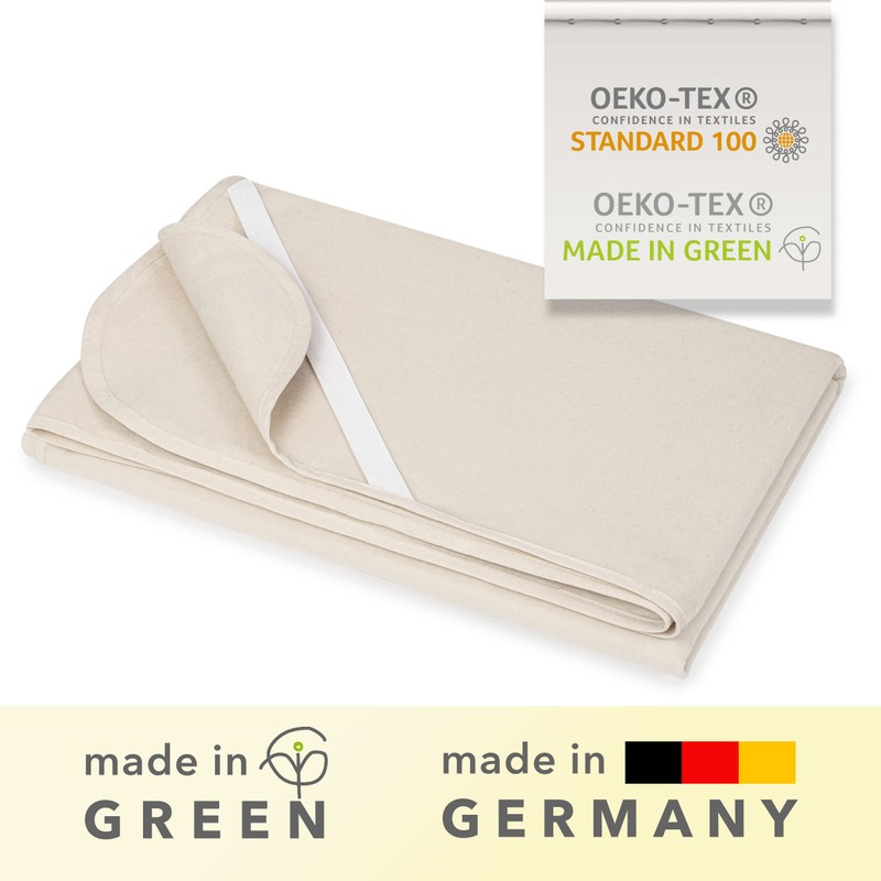 STUDIO Molton Mattress Protector 90 x 200 cm, Made in