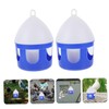 BESPORTBLE 2pcs Portable Bird Water Dispenser Reusable Pigeon Feeder Unique