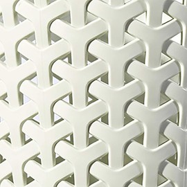 Curver My Style Medium Rectangular Storage Basket, Vintage White, 13 Litre, 35 x 30 x 13 cm