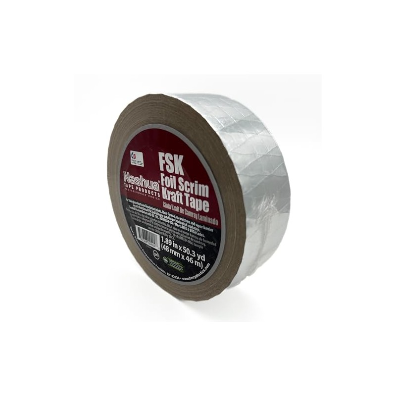 Nashua FSK Insulation Jacketing Tape, 2.83 Inches by 50.3 Yards,