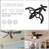 DECHOUS 2pcs Zinc Alloy Ceiling Fan Arms Replacement Fan Support