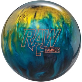 Hammer Raw Blue/Smoke/Gold Bowling Ball (13, Pounds)