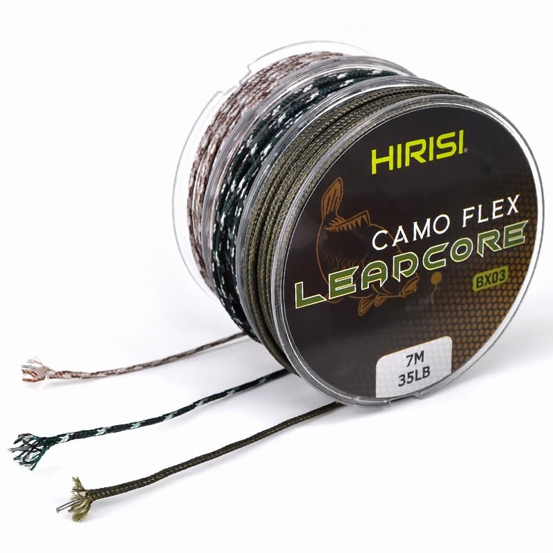 Leadcore Carp Fishing 35lb 23ft 3 Colors Braided Carp Fishing