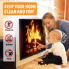 CADARA Magnetic Fireplace Draft Cover, Fireplace Blocker Blanket Stops Heat