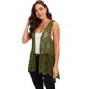 Women's Crochet Lace Vest Boho Sleeveless Kimono Irregular Hem Cardigan