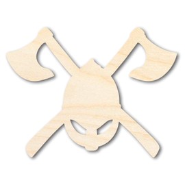 Copy of Unfinished Wood Axes and Helmet Shape Craft up to 46" 3" / 1/8"