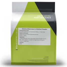 Choline Bitartrate Powder 100g - (L-Choline) High Strength, Non GMO, Vegan