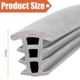 Kingdder Concrete Expansion Joint Filler Driveway Crack Filler Flexible EPDM Rubber Strip for Concrete Crack Repair Replacement Weather Aging Resistance Expansion Joint(1/2'' Wide, 100 ft Long)