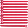 500 x Velcro Cable Ties 200 x 25 mm Red