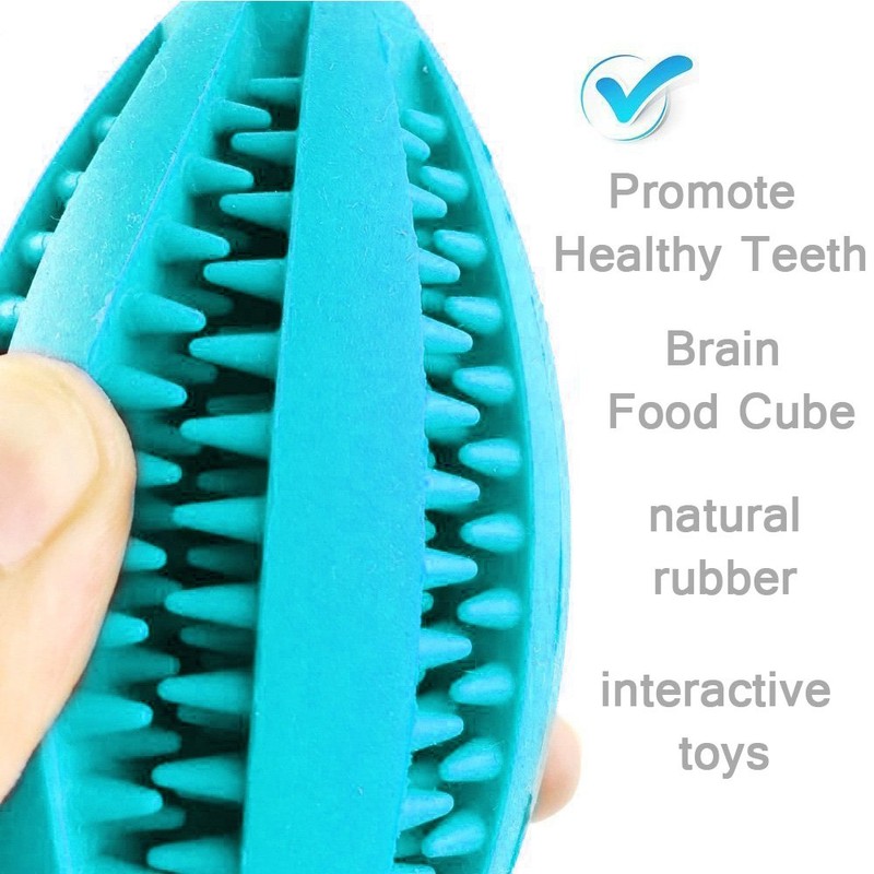 Langxian Dog Toy Ball, Nontoxic Bite Resistant Rubber Dog Tooth