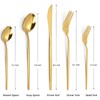 Gold Silverware Set, KassKa 40 Pieces Flatware Cutlery Set, Stainless