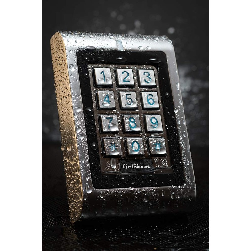 Electric Transponder Waterproof Door Lock, Keypad Opener, RFID Access Controller