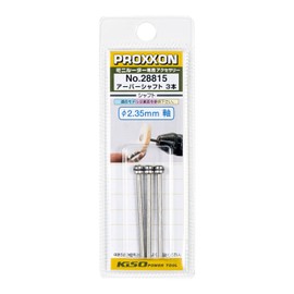PROXXON No. 28815 Dedicated Shafts 3 [Replacement Shaft with Cutting Wheel, Buff, Disc Whetstone, Shaft Diameter 0.09 inch (2.35 mm)