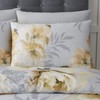 Catherine Lansfield Dramatic Floral Easy Care Single Duvet Set Ochre