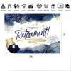 Lofaris Happy Retirement Backdrop - Police Retirement Party Decorations Flag,