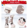 WEVIAS Womens Slipper Fuzzy Socks Winter Thermal Cozy Warm Fleece