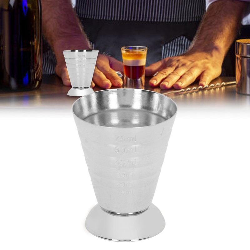 Bar Measuring Cup High Accuracy 3 Scales 304 Stainless Steel