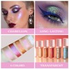 Glitter Eyeshadow Stick with Iridescent Shine, Metallic Liquid Eyeshadow, Chameleon