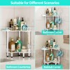 HapiRm Corner Shower Caddy Standing - 2 Tier Shower Organizer