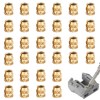 Nouiseuns 1/4''-20 Threaded Inserts – 32PCS Brass Heat Set Inserts