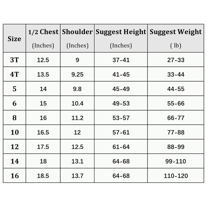 Fankeshi Boy's 4 Button Formal Suit Vest Black 12