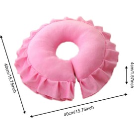 Reposacabezas de masaje para cama cómodo para el hogar, spa y oficina, Rosa